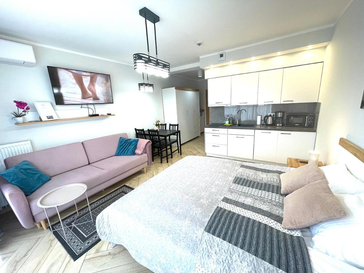 Apartament Superior Lawendowy z Tarasem Kołobrzeg Zewnętrze zdjęcie