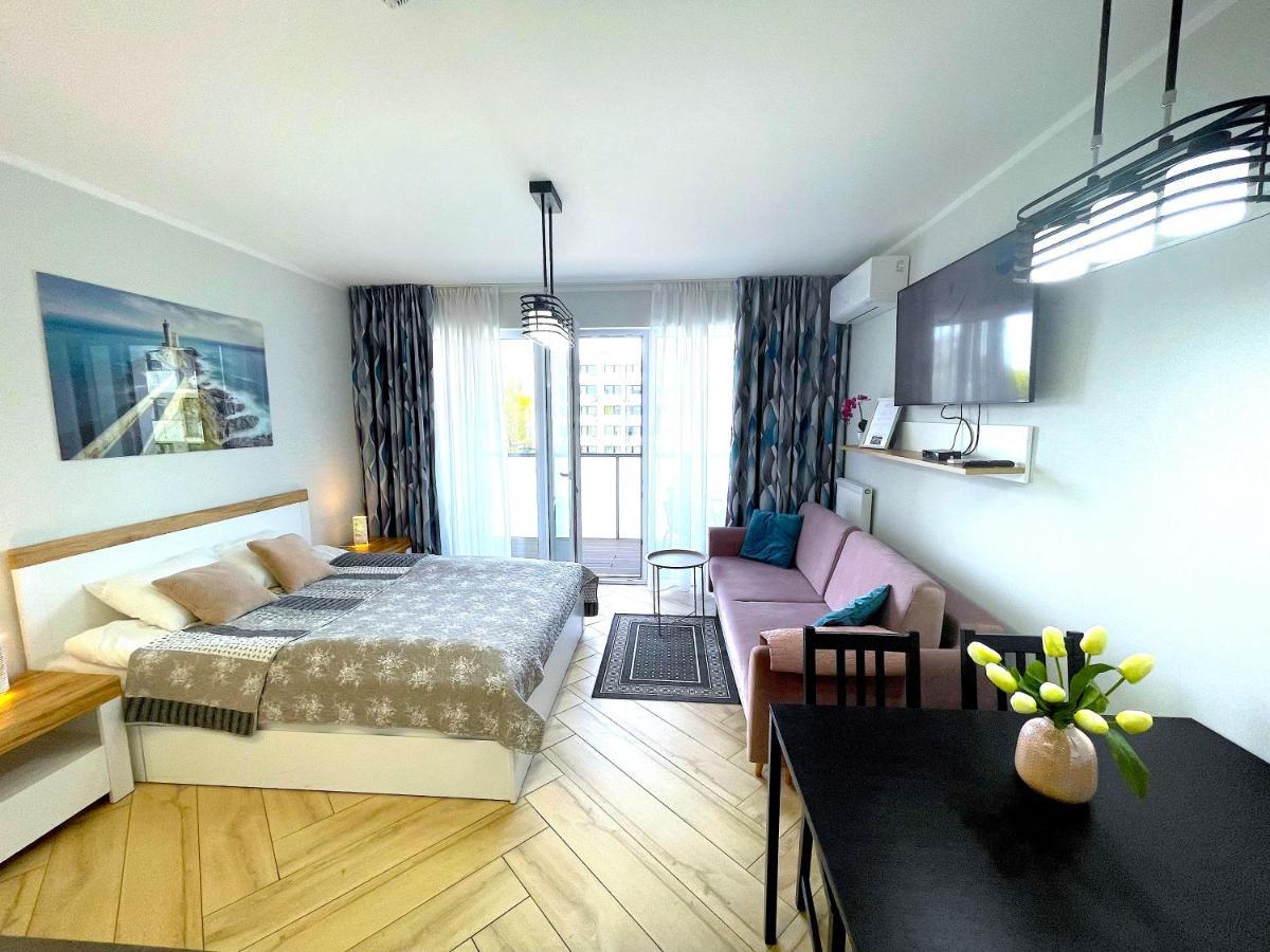 Apartament Superior Lawendowy z Tarasem Kołobrzeg Zewnętrze zdjęcie